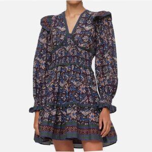 Sea Noah Print Smocked Dress, Size 6